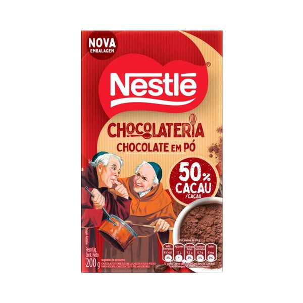 Chocolate em Pó Nestlé 50% Cacau Dois Frades 200g 1 UN