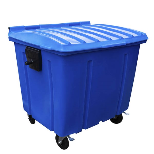 Container Lar Plásticos 1000L Injetado Sem Pedal Azul 1 UN