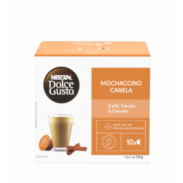 Cápsula de Café Nescafé Dolce Gusto Mochaccino Canela 10g CX C/10 UN