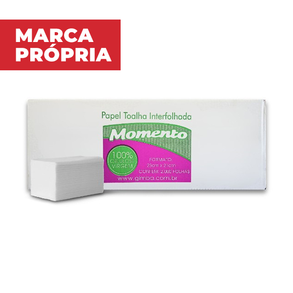 Papel Toalha Momento  Interfolha 2 Dobras PCT C/2000 FL