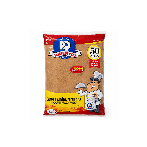 Canela Moída PQ Alimentos 500g 1 UN