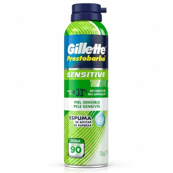 Espuma de Barbear Gillette Prestobarba Sensitive 150g 1 UN