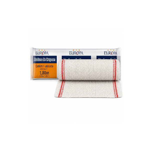Atadura de Crepom Europa 13 Fios 12cm x 1,8m 1 UN