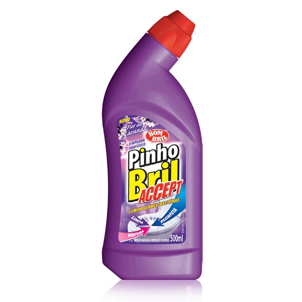 Limpador para Banheiro Pinho Bril Accept Bicodir Lavanda 500ml 1 UN