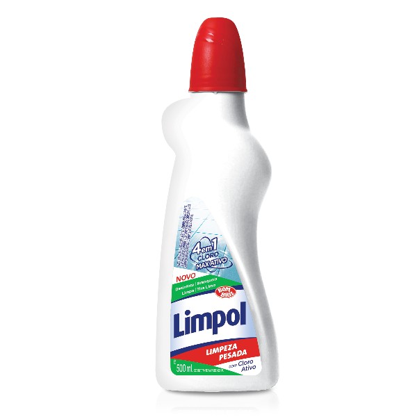 Limpador Multiuso Limpol Cloro Limpeza Pesada 500ml 1 UN