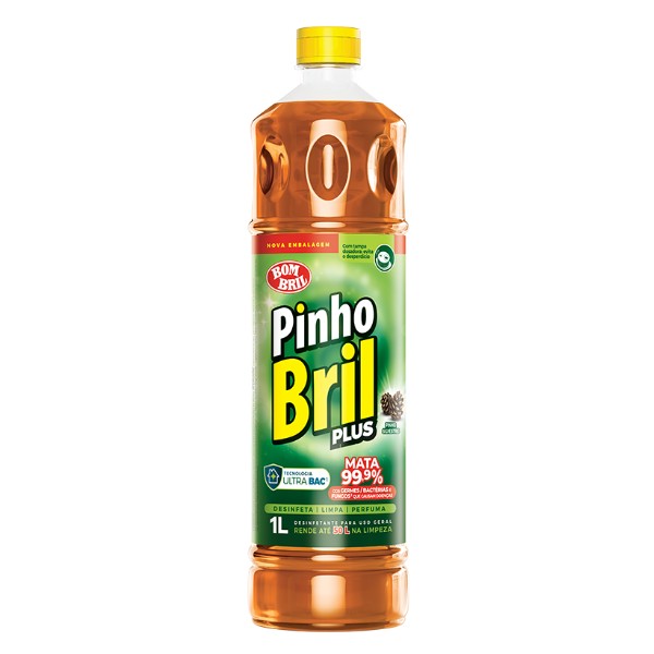 Desinfetante Plus  Pinho Bril Pinho Silvestre 1L 1 UN