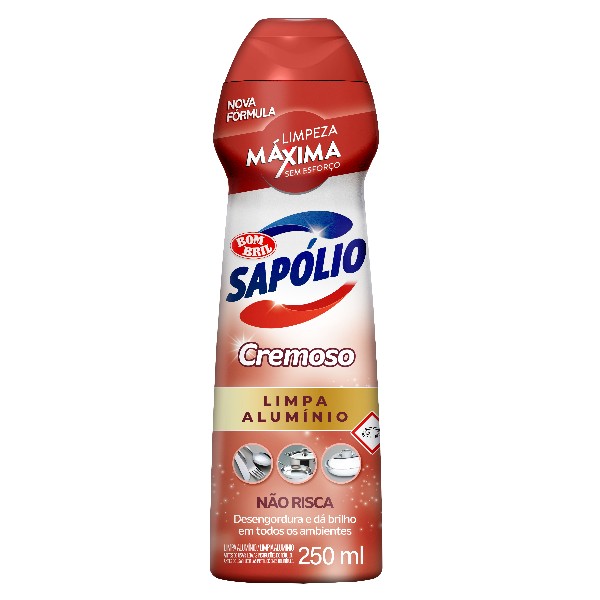 Limpa Alumínio Bombril Sapólio Radium 250ml 1 UN