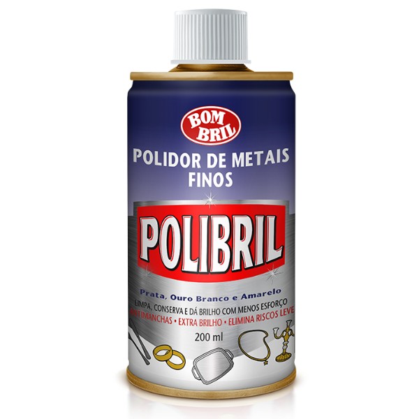 Polidor de Metais Polibril Finos 200ml 1 UN