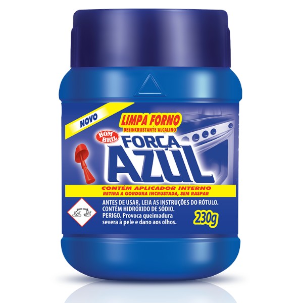 Limpa Forno Força Azul com Aplicador Interno 230g 1 UN