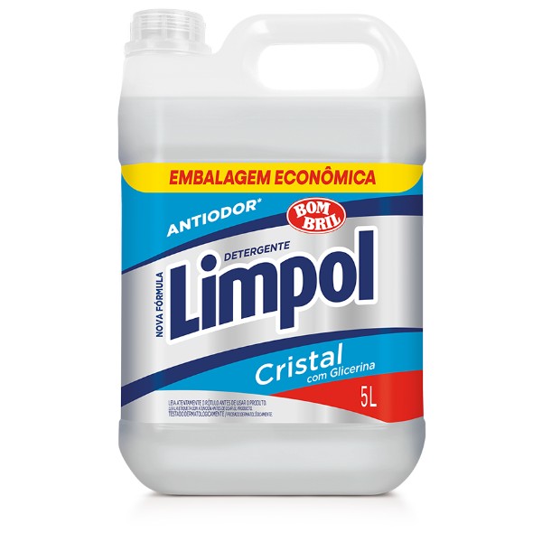 Detergente Líquido Limpol 5L Cristal 1 UN