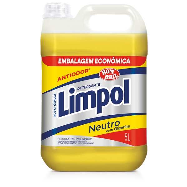 Detergente Líquido Limpol Neutro 5L 1 UN