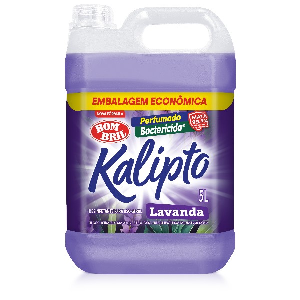 Desinfetante Bactericida Bombril Kalipto Lavanda 5L 1 UN