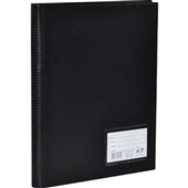 Pasta Catálogo Ofício com 100 Envelopes Visor 245x335mm Preto 1 UN Méd