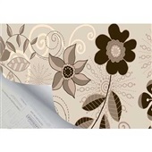 Plástico Autoadesivo Estampa Flower 6 45cm x 2m 1 UN Plastcover