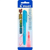 Pincel Marca Texto Lumi Color Fluorescente Azul 1 UN Pilot