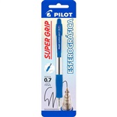 Caneta Esferográfica Super Grip Azul 0.7mm 1 UN Pilot