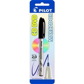 Pincel Marcador CD e DVD Permanente Preto 2,0mm 1 UN Pilot