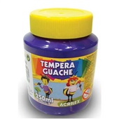 Tinta Guache Violeta 250ml 1 UN Acrilex