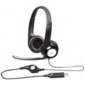 Headset USB Preto H390 1 UN Logitech