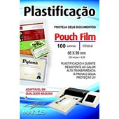 Plástico para Plastificação 0,05 Título de Eleitor 66x99mm PT 100 UN M