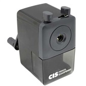 Apontador de Mesa CIS Manual Pequeno Preto 1 UN