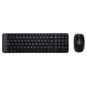 Kit Teclado e Mouse Wireless USB Preto MK220 1 UN Logitech