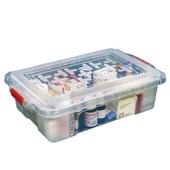 Caixa Organizadora Container 8,4L Cristal 40x26x12cm 1 UN São Bernardo