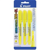 Pincel Marca Texto Lumi Color Amarelo 3 UN Pilot