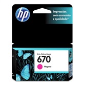 Cartucho 670 4ml Magenta Original CZ115AB 1 UN HP