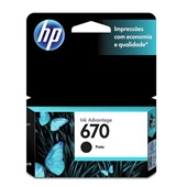 Cartucho 670 7,5ml Preto Original CZ113AB 1 UN HP