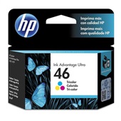 Cartucho HP 46 16ml Tricolor Original CZ638AL