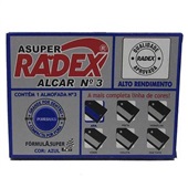 Almofada para Carimbo n°3 com Tinta Azul 1 UN Radex