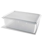 Caixa Organizadora com Tampa 6,5 a 7,5L Transparente 33,8x23x11,5cm 1 UN Plasvale