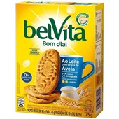 Biscoito Leite com Aveia 75g 1 CX 3 UN Belvita