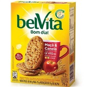 Biscoito Maçã e Canela 75g 1 CX 3 UN Belvita