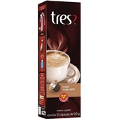 Cápsula de Café com Leite Tres 9g CX 10 UN 3 Corações