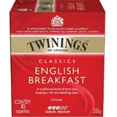 Chá English Breakfast Classics Sachês de 2g CX 10 UN Twinings