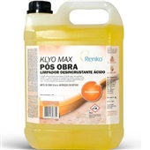 Klyo Max Limpador Pós Obra Descincrustante Ácido 5L 1 UN Renko