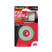 Fita Dupla Face de Espuma Scotch Uso Interno e Externo 24mmx2m 1 UN 3M