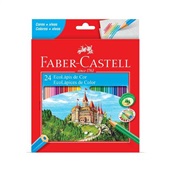 EcoLápis de Cor Sextavado 24 Cores Faber Castell